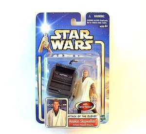 STAR WARS ATTACK OF THE CLONES, ANAKIN SKYWALKER CON ACCIÓN DE FUERZA, COLECCIONABLE - Imagen 1 de 12