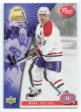 1998-99 UD Kraft Post Home Team Favourites - #7 - Mark Recchi - Canadiens