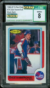 1986-87 OPEECHEE LOA # 74 DALE HAWERCHUCK PROOF CSG 8 MAC SOLO FINEST GRADE * - Bild 1 von 8