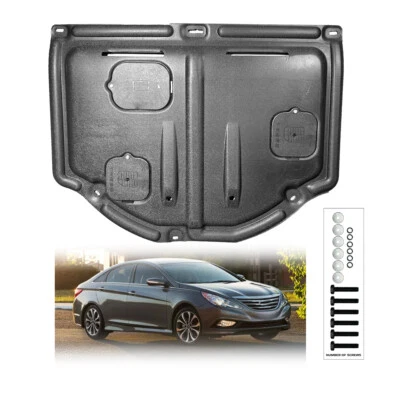 For Hyundai Sonata 2012-2013 Under Engine Splash Guards Front Engine Mud Flaps Foto 1 de 4