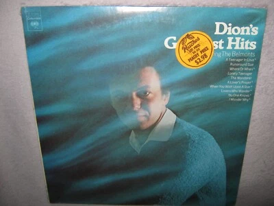 DION'S Greatest Hits MINTY SEALED Vinyl LP 1973 C-31942 Best of & The Belmonts - Image 1 of 4