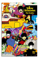 The Beatles Yellow Submarine 2 Rock Framed Album Cover Vinyl Poster 30.5x30.5cm