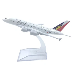 1:400 16cm A380 Philippine Airlines Airplane Model Alloy Diecast Plane Ornaments - Picture 1 of 9