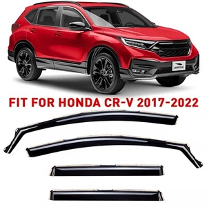 Rain Guards Vent Visors Shade for 2017-2022 Honda CR-V (CRV) - Picture 1 of 8