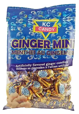 Ginger Mints Candy by KC 3.52 oz each ( 24 - pack )