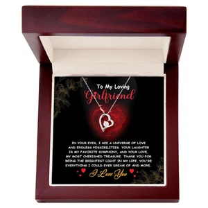 Loving Necklace For Girlfriend, Christmas Gifts, Girlfriend Gift, Birthday Gift - Picture 1 of 5