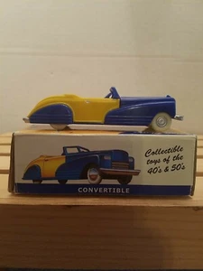 NOSTALGIC DIMESTORE DREAMS PLASTIC NO.20010 CONVERTIBLE 1:43 SCALE CAR - Picture 1 of 4