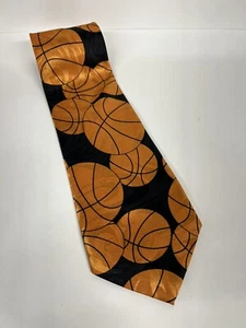 Corbata deportiva de baloncesto multicolor vintage renacentista para hombre 100 % poliéster usada en excelente estado - Imagen 1 de 7