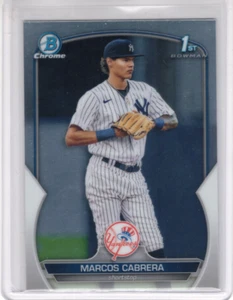 2023 Bowman 1st - Chrome Prospects Marcos Cabrera #BCP-46 - Picture 1 of 2