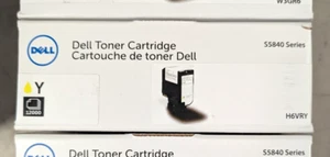 ✨ Tóner amarillo sellado de fábrica OEM DELL H6VRY S5840 12K páginas alta capacidad - Imagen 1 de 2