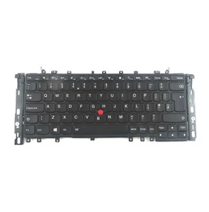 UK black (with pointstick) backlit keyboard assembly for Lenovo ThinkPad Yoga 12 - Picture 1 of 2