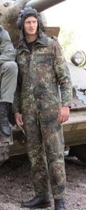 Original German army flecktarn camo coverall PLUS LINER combat tanker - Picture 1 of 1