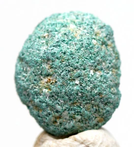 RARE MALACHITE Ball Geode Crystal NODULE Mineral Specimen Blue Ball Mine Arizona - Picture 1 of 2