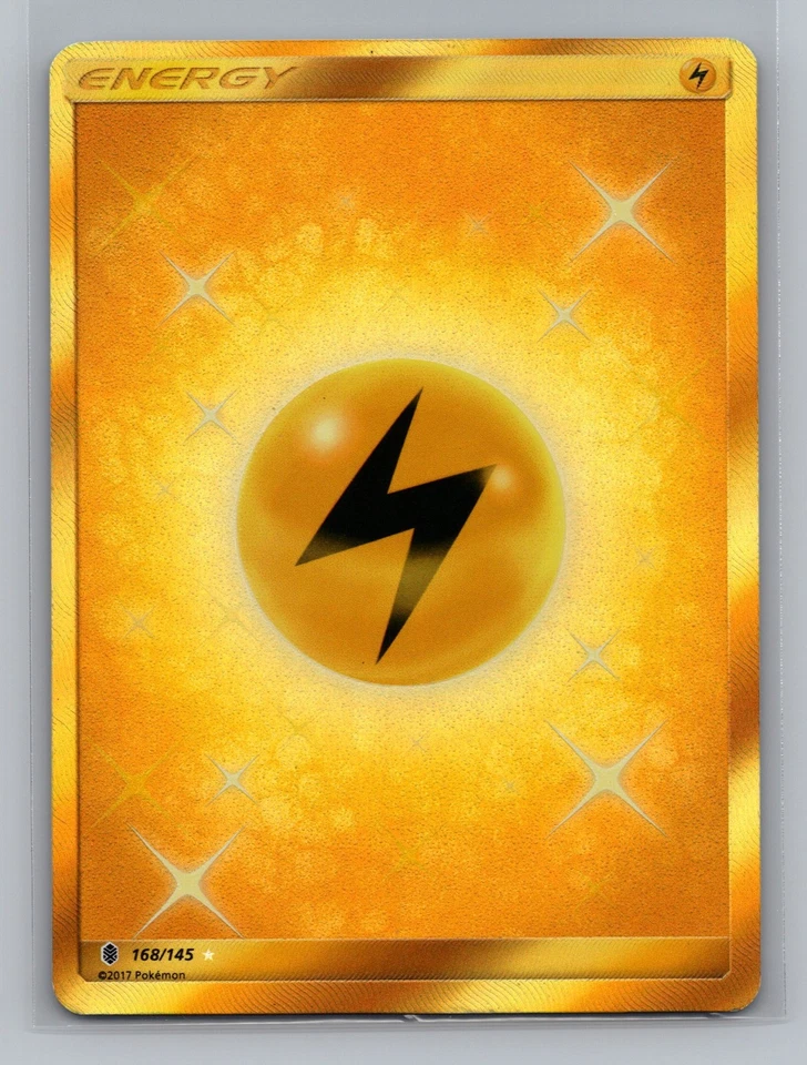SM - Guardians Rising Lightning Energy Secret Rare - NM #168/145 10713 - Image 1 of 2