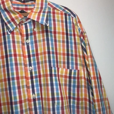 Camisa Bills Khakis XXL Algodón Cuadros Patrón Coloridos Cuadros Papá Orgullo de Pascua Foto 1 de 4