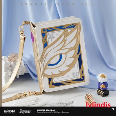 Official Honkai：Star Rail Dr. Ratio PU Book Shoulder Bag Crossbody Bag Prop Gift - Image 1 of 4