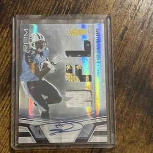 2010 Absolute Memorabilia RPM Auto Materials #220 Damian Williams /299 Titans - Bild 1 von 2