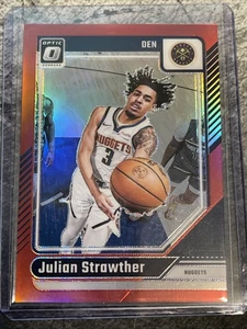 2024-25 Donruss Optic Prizm Red Holo Julian Strawther /99 No 29 - Bild 1 von 2