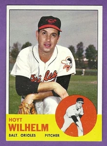 1963 Topps - #108 Hoyt Wilhelm - Baltimore Orioles - ExMt+ - Bild 1 von 2