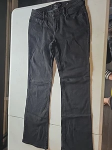 Lucky Brand Sweet Bootcut Jeans Womens 8/29 Black Wash Mid Rise Stretch Denim - Picture 1 of 8