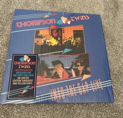 Thompson Twins Into The Gap Live LP Album vinyl record RSD 2025 Yellow blue - Image 1 of 3