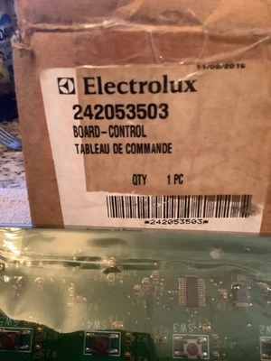 Nuevo tablero de control electrónico genuino OEM Frigidaire para refrigerador 242053503 Foto 1 de 3