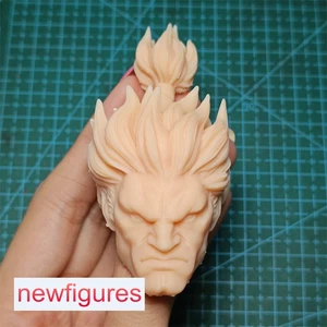 1/6 1/12 1/18 Fighter Man Head Sculpt Fit 12" 6" 3.75" Male Action Figure Body - Picture 1 of 9