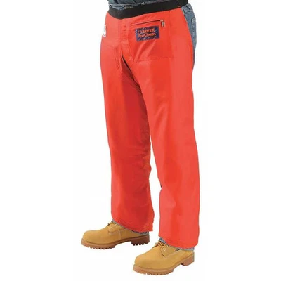 Deltaplus Chain Saw Chaps,Orange,Nylon,33 In. L WELJE90233 Deltaplus WELJE90233 - Image 1 of 4