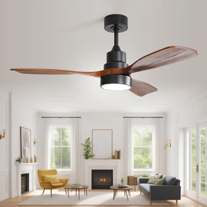 48 Inch Ceiling Fans with Lights Smart Indoor/Outdoor Ceiling Fan with Remote... - Picture 1 of 8