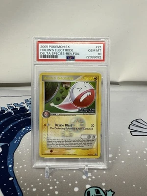 Pokémon TCG 2005 Holon’s Electrode Reverse Holo Delta Species Stamped Psa 10 - Image 1 of 2