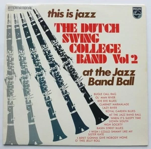 Dutch Swing College Band Vol 2 At The Jazz Band Ball LP Philips 6440088 EX/EX 19 - Picture 1 of 8