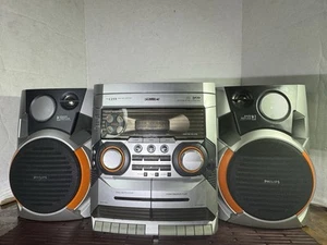 Philips FW-C255 Shelf Stereo System HiFi CD Changer Cassette Deck Don’t Work - Picture 1 of 9