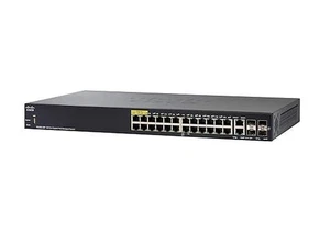 Cisco SG350-28P 28-Port Gigabit PoE 195W Managed Switch - Picture 1 of 5