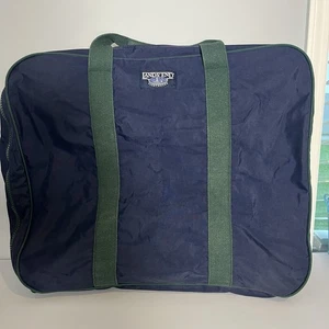 Lands End Lighthouse Navy/Green Travel Bag 23” Travel Bag USA - Picture 1 of 14