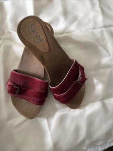Sanita Original Danish women’s Wood Safari Fur sandal EU37 - Picture 1 of 12