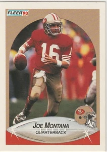 Joe Montana 1990 Fleer #10 San Francisco 49ers - Picture 1 of 1