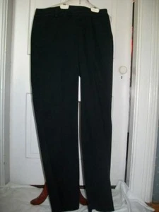 KHMU5457 CITY DKNY URBAN DELICACY BLACK COTTON PANTS 4 - Picture 1 of 1