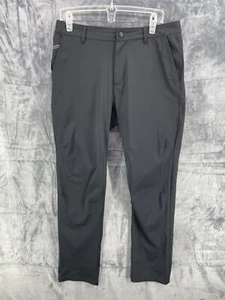 Rhone 33x32 Black Commuter Slim Performance Chino Mens Pants Stretch - Picture 1 of 16