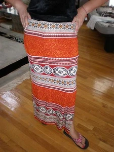 MAXI ROCK/KLEID XOXO MADE IN USA, MASCHINENWASCHBAR GR. M HÜBSCHE FARBEN SOMMER - Bild 1 von 5
