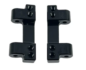 Soportes de brazo trasero de aluminio Dhawk negros para Team Associated RC10 6360 DR-920036BL - Imagen 1 de 3