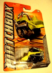 Matchbox Skidster Skid Airport Steer Silver Yellow Diecast 1:64 New - Picture 1 of 1