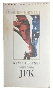 JFK Director's Cut (1991) 2-Tape VHS Box Set Oliver Stone Kevin Costner Thriller - Picture 1 of 5
