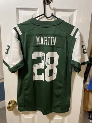 Camiseta deportiva verde grande Curtis Martin New York Jets Nike para niños Foto 1 de 2