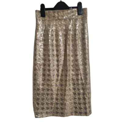 paul & joe gold sequined pencil skirt. Sz 34 uk 6 24" waist BNWT  - Image 1 of 4