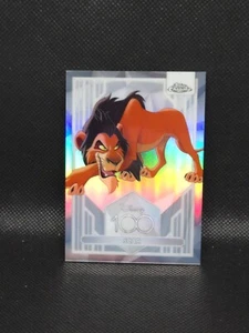 2023 Topps Chrome Disney Scar Refractor #62 König der Löwen - Bild 1 von 2
