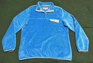 Jachs Cabin Snap blau Fleecepullover Pullover Erwachsene Größe Large - Bild 1 von 15