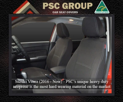 Seat Cover Suzuki Vitara Front 100% Waterproof Premium Neoprene - Image 1 of 4