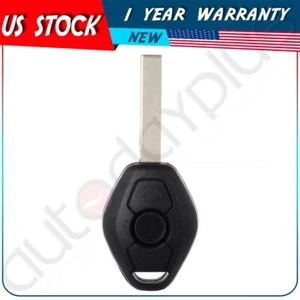 Remote Car Key Fob for BMW X3 Z4 2003 2004 2005 2006 2007 2008 2009 3 Buttons - Picture 1 of 8