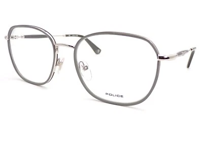 Police + 1.25 Occhiali da Lettura Origins Urban 1 Grigio Argento Nero VPLA51 - Immagine 1 di 4