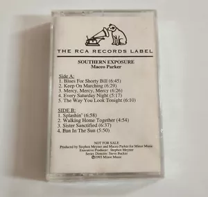 MACEO PARKER Southern Exposure 1993 Cassette Tape PROMO Advance SEALED New - Picture 1 of 3